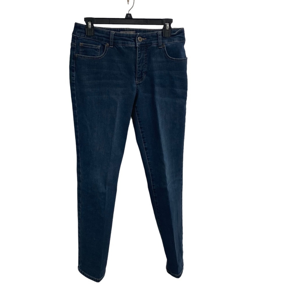 Chico’s so slimming ladies denim blue jeans size 0.5  short ‎ XS